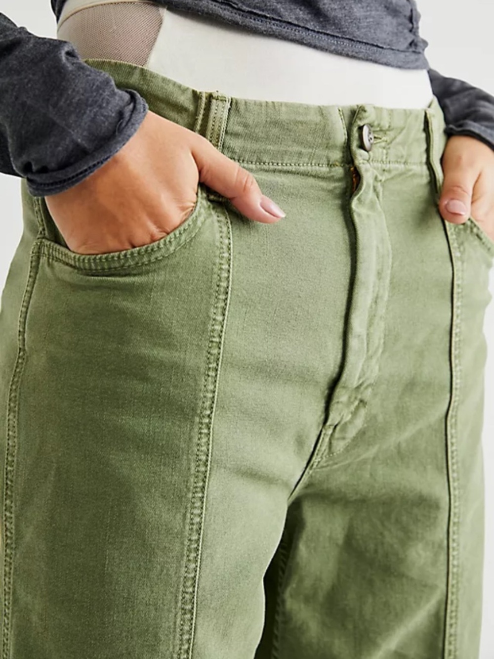 MOTHER High-Rise Cotton Pant